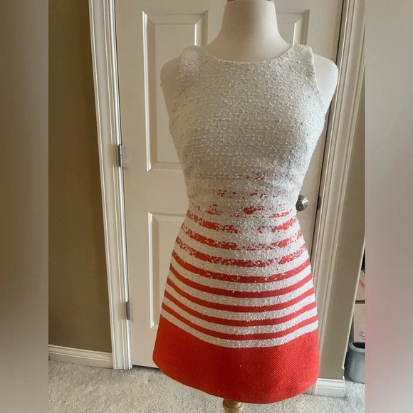 Milly Open back cocktail dress- size 4- flirty Summer party - Picture 1 of 12